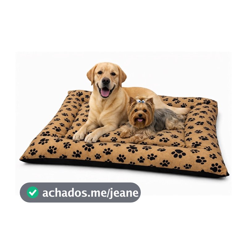 Colchonete  CAMA  Pet Para cachorros 90x70 e70x50 Vai Com sistema para  retira os refis da Caminha