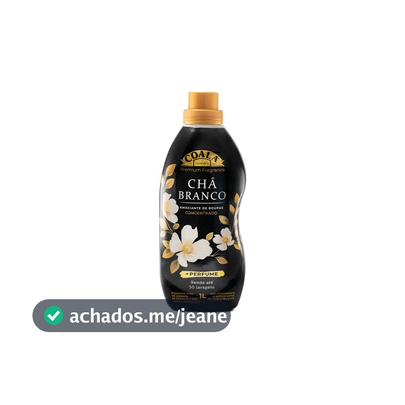 Amaciante de Roupas Concentrado Coala Laundry - Chá Branco 1L