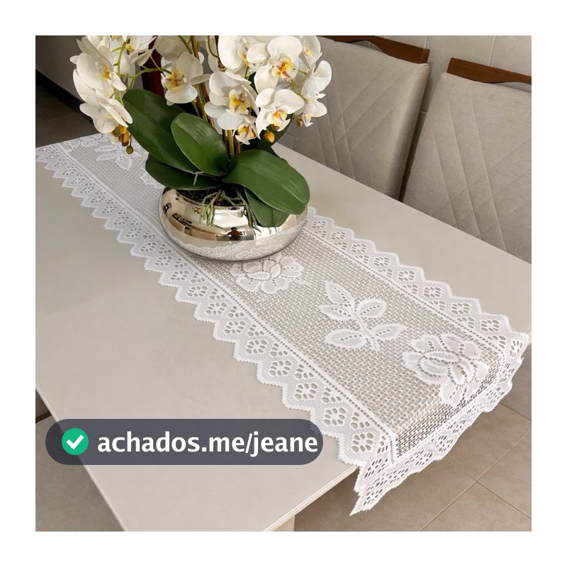 Caminho de mesa Renda Trilho de mesa