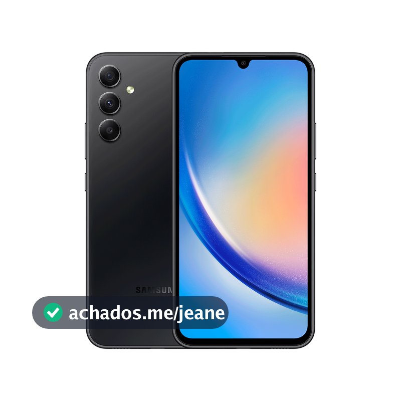 Smartphone Samsung Galaxy A34 128GB 5G Wi-Fi Tela 6.6" Dual Chip 6GB RAM Câmera Tripla - Vitrine