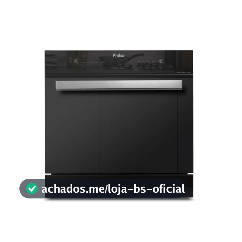 LAVA LOUÇAS PHILCO 10 SERVIÇOS 6 OPÇÕES DE LAVAGEM PLL10 PRETO