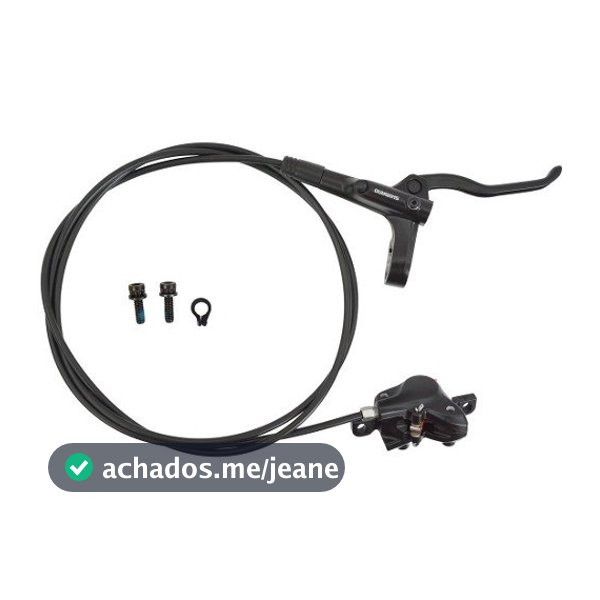 FREIO DISCO HIDRÁULICO SHIMANO ALTUS MT200 TRASEIRO 170CM - PRETO