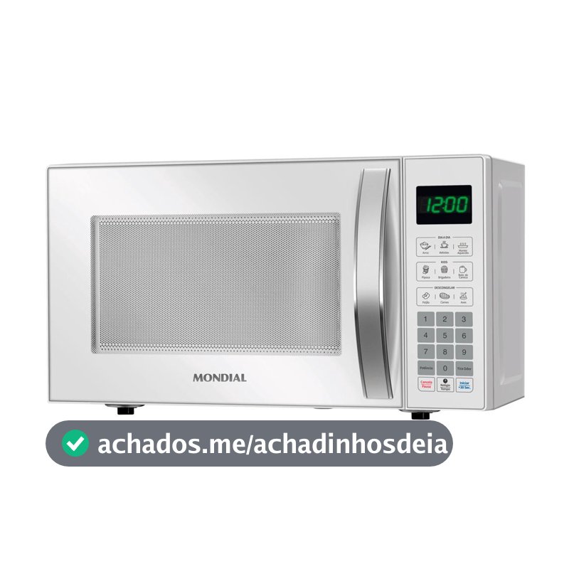 Micro-ondas Mondial 21 Litros 1200W Branco MO-01-21-W 220V