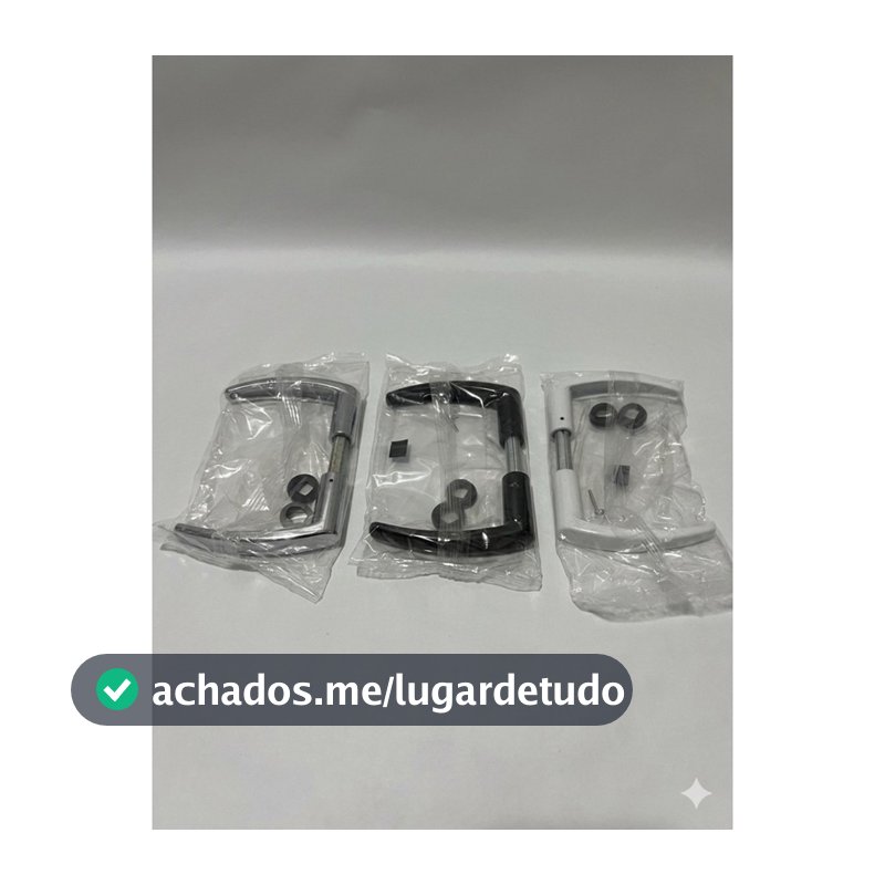 maçaneta para fechadura alavanca 3 cores disponíveis