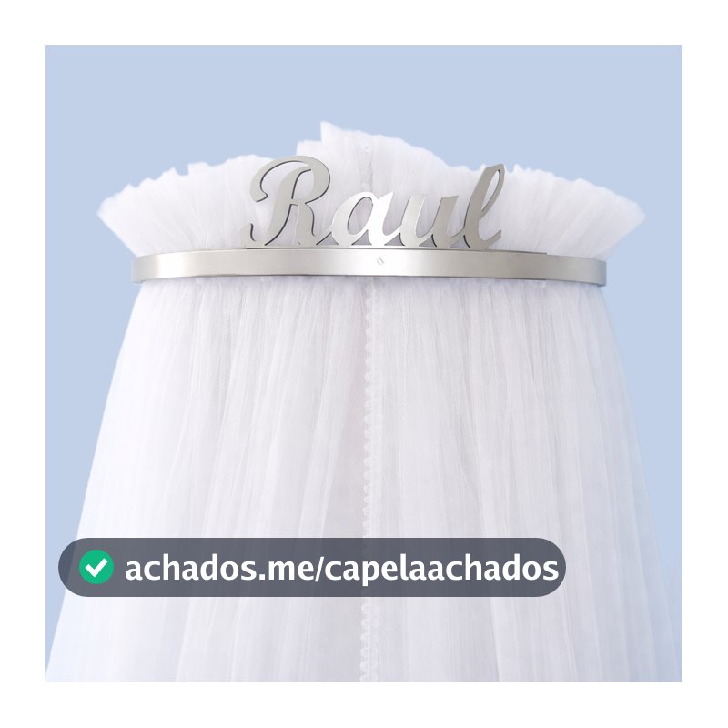Kit Dossel Com Nome do seu Bebê + Mosquiteiro de Tule ou Voil