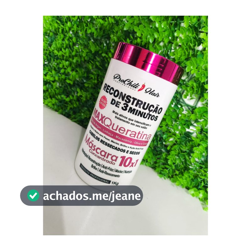 Máscara Reconstrutora 3 Minutos Reconstrução Profissional 1kg Promoção
