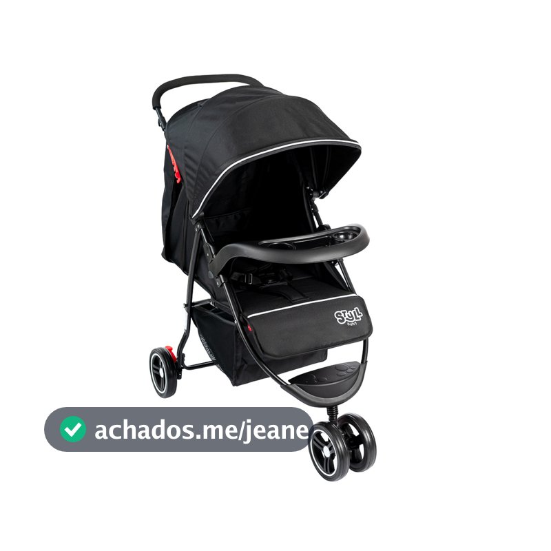 Carrinho De Bebê 3 Rodas Passeio Até 15kgs Styll Baby