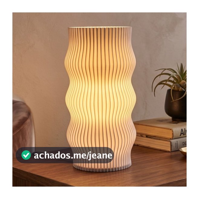 Luminária Opus Mesa Cabeceira 110V/220V quarto sala escritório