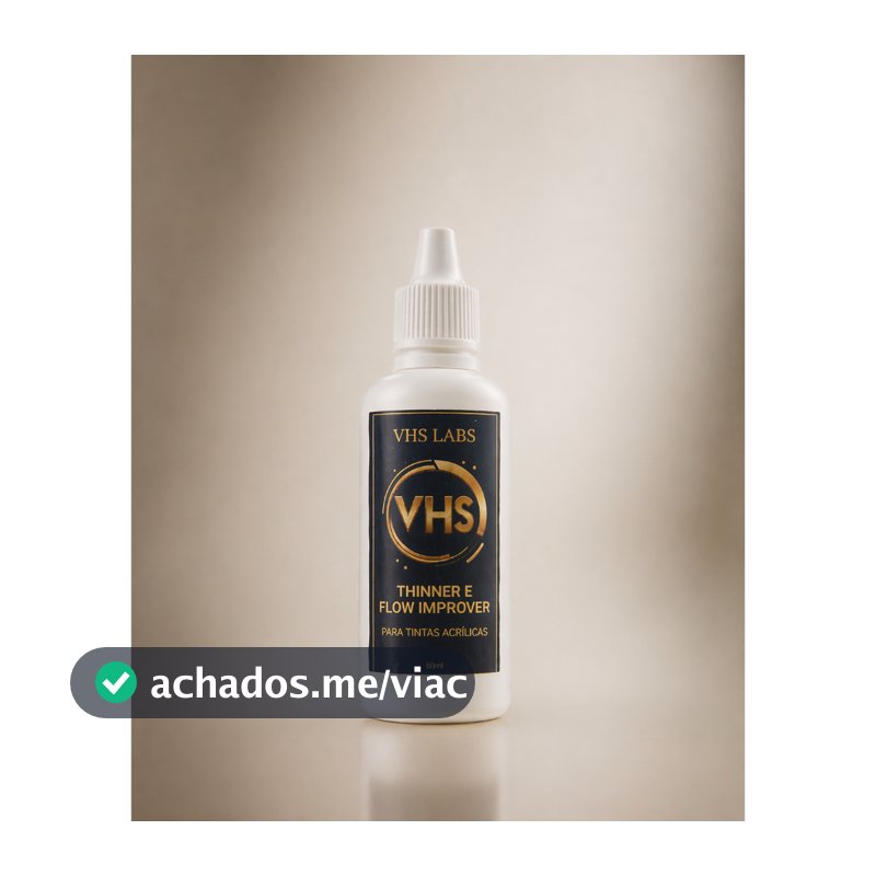 Diluente Flow Improver VHS Labs - Thinner Tintas Acrílicas Aerógrafo Pincel Diluir Pintura Miniaturas RPG Colecionavéis