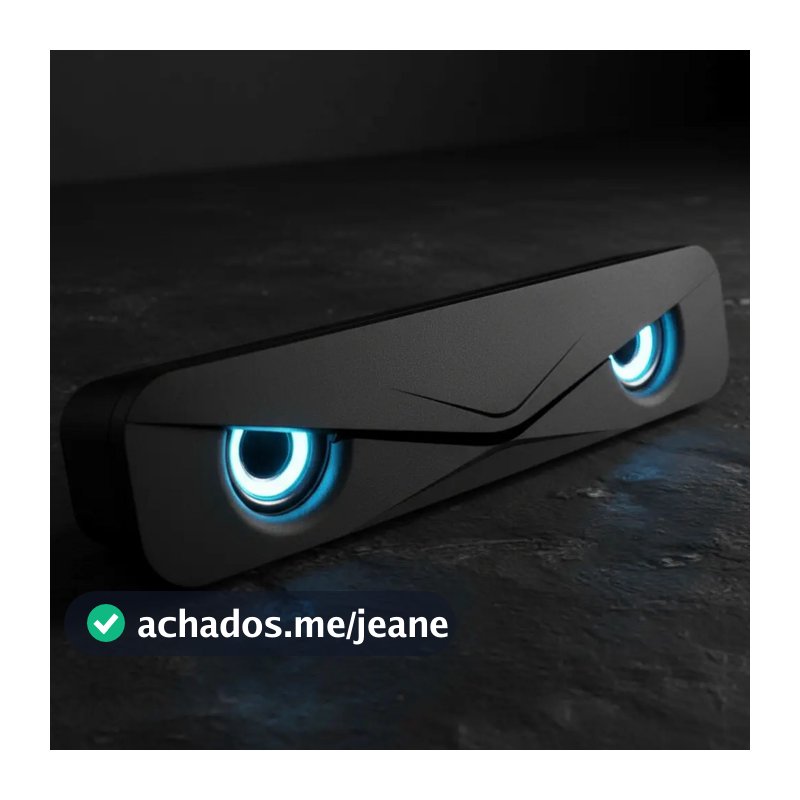 Caixa de Som Soundbar Knup KP-RO830 Gamer LED USB P2 6W para PC Notebook TV