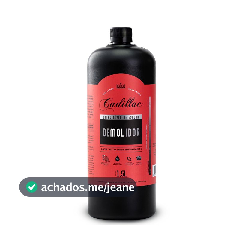 Shampoo Automotivo Demolidor Desengraxante Cadillac 1,5L