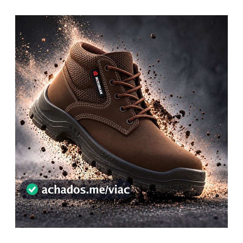 Bota Tenis Masculino Coturno Adventure Cano Médio Cadarço Botina para Trabalhar Palmilha Conforto Gel