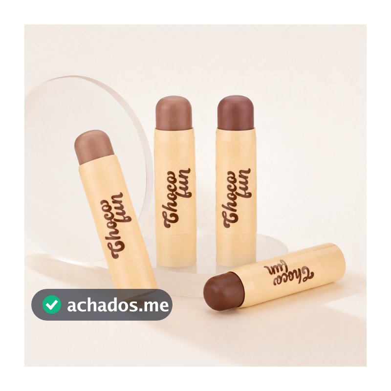 Contorno Facial Em Bastão Stick Linha Choco Fun Fenzza