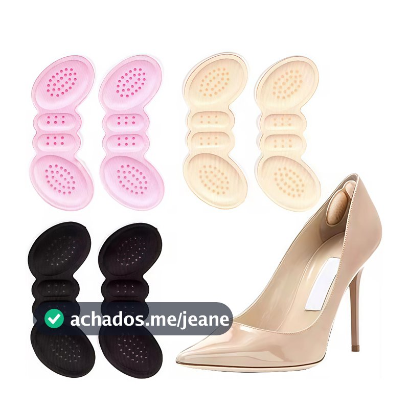 Kit 2/4/8 par Protetor de Calcanhar Almofada Para Pés Evite Machucados
