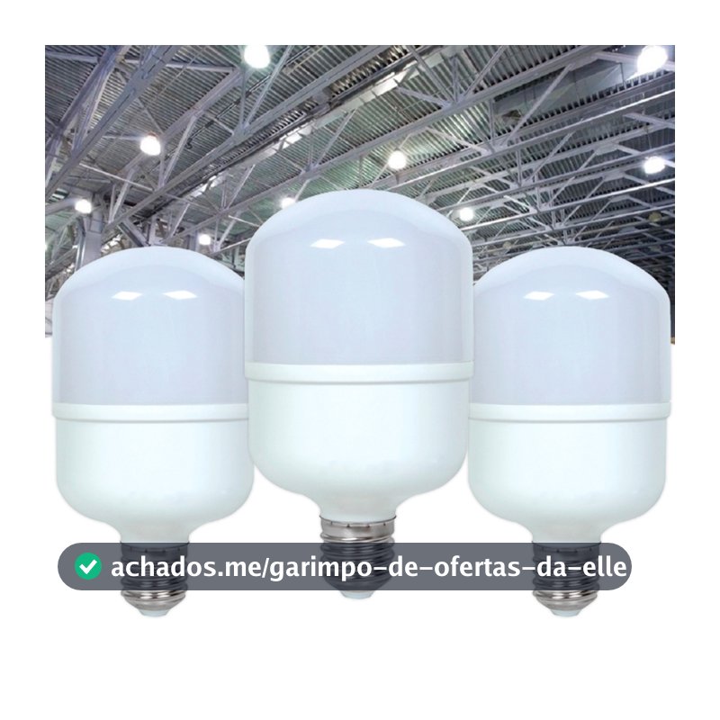 Kit 6 / 3 Lâmpadas Led 50w Bulbo E27 6500k Branco Frio 110/220v Avant/Similar