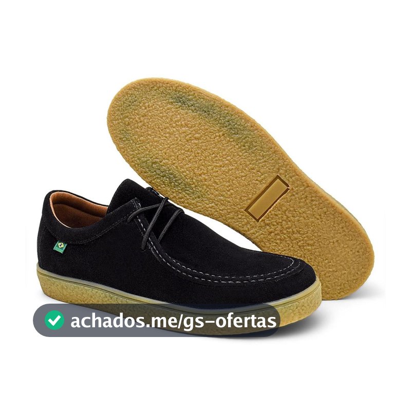 Sapato Casual Masculino Camurça Solado Crepe Confortável Estilo Wallabee Oxford Macio Antiderrapante