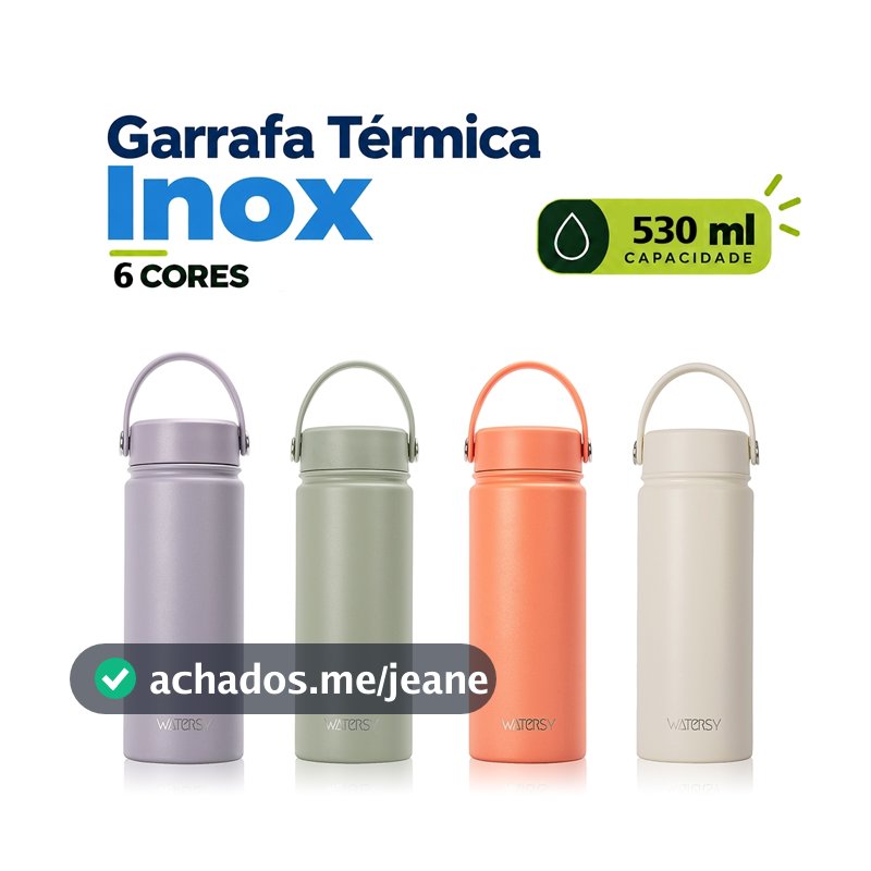 WATERSY garrafa de água gelada de aço inoxidável de qualidade alimentar copo de água desportivo