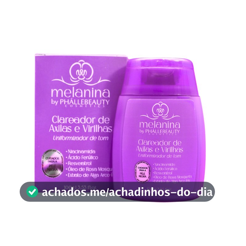 CLAREADOR DE AXILAS E VIRILHAS MELANINA - PH0809