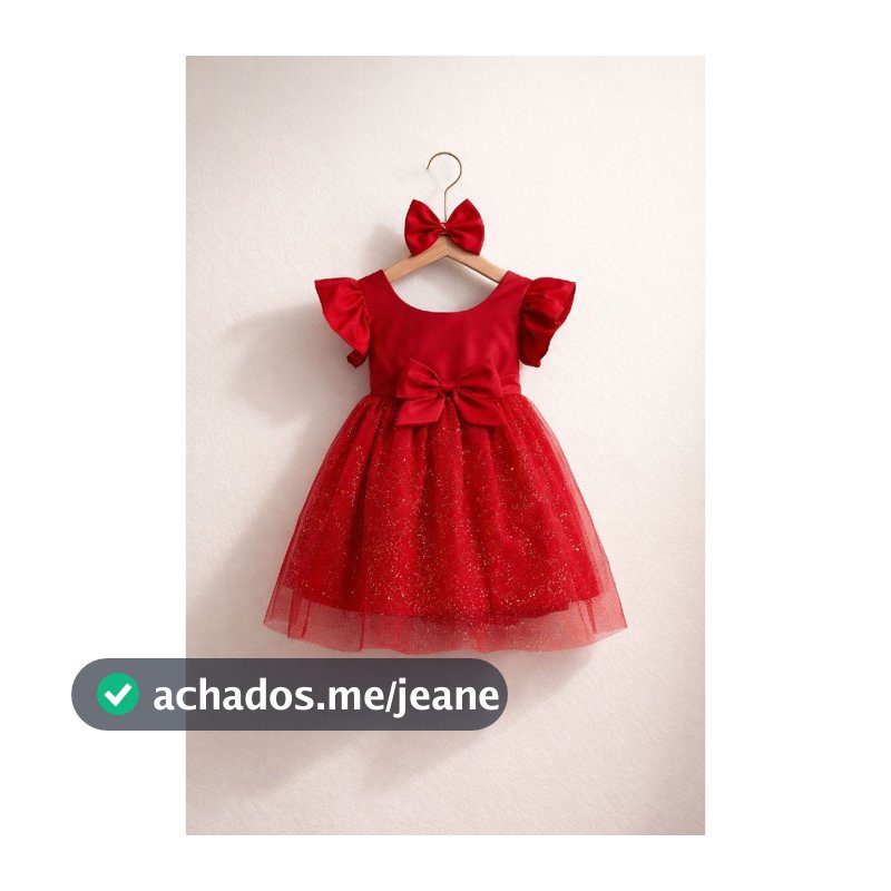Vestido Bebê Menina 6 meses - 1 ano