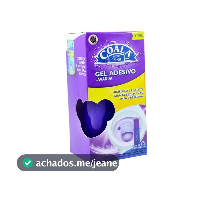Refil Coala Gel Adesivo Lavanda 37 g