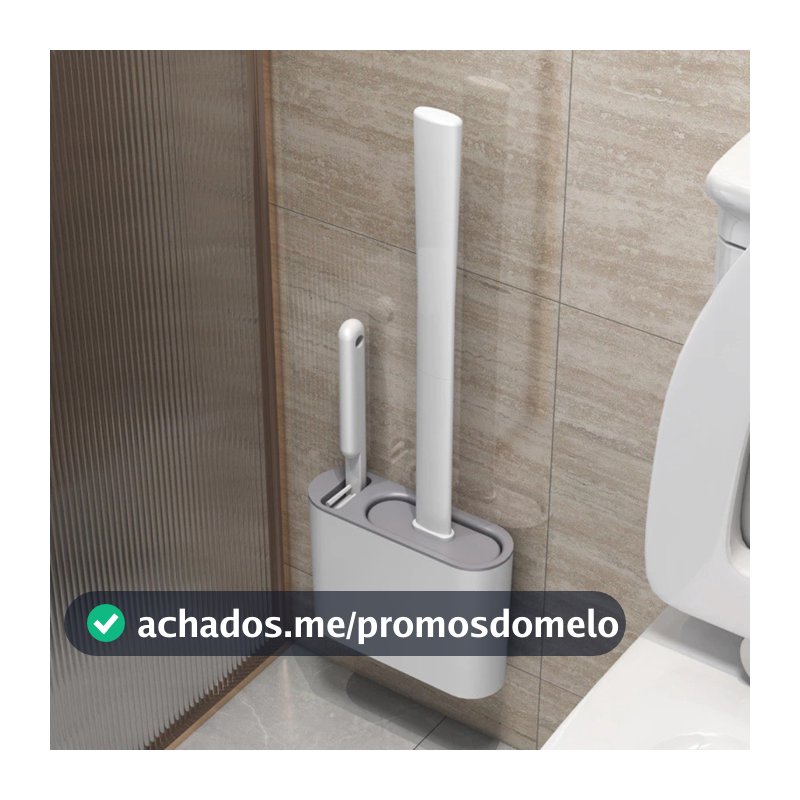 2 Em1 Escova De Silicone Para Vaso Sanitário Base De Banheiro Privada, Alta Eficiência Limpar