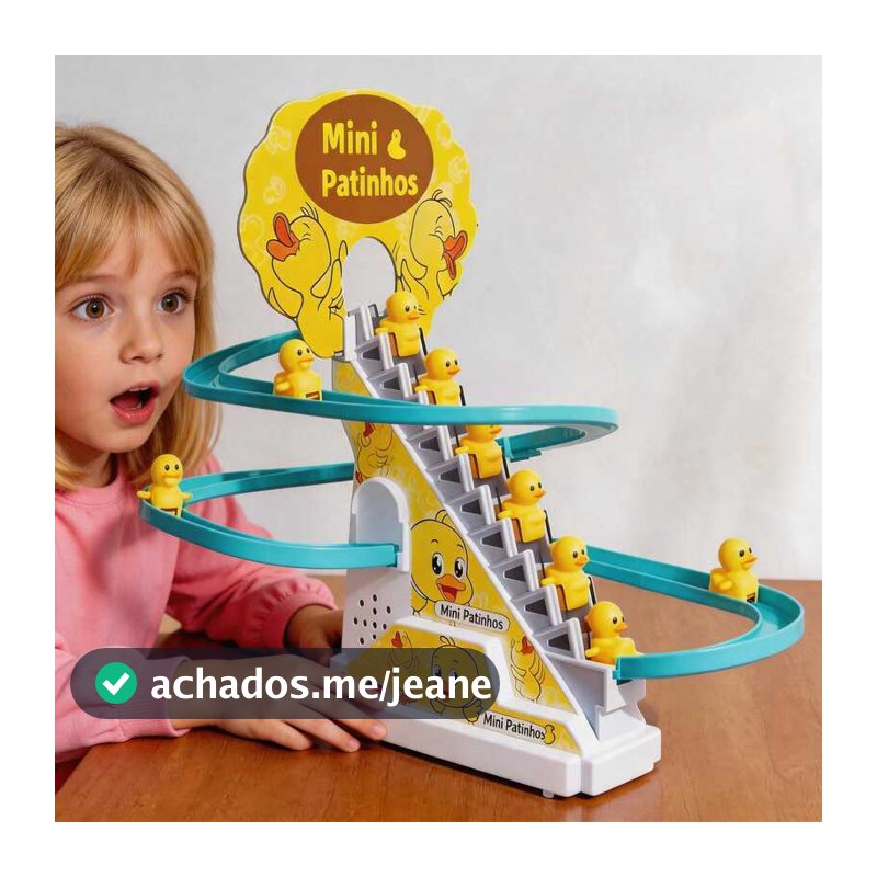 Pista de Pato Escorregador Divertida Com  Filhotes Luzes e Sons Eletrônico ENVIO RÁPIDO