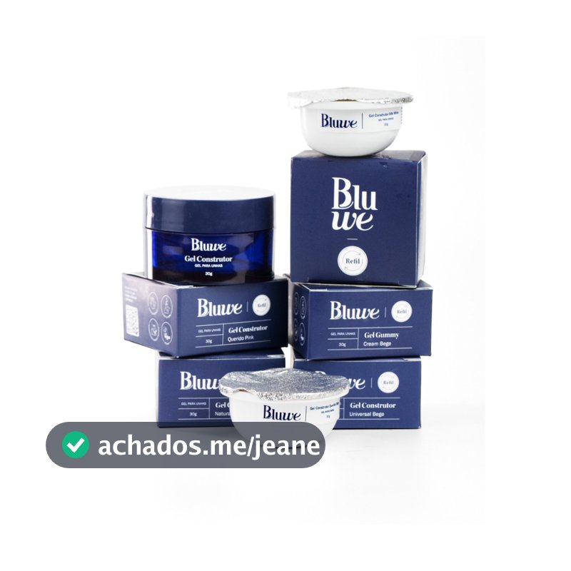 Refil Gel Construtor Bluwe 30g para Alongamento de Unhas