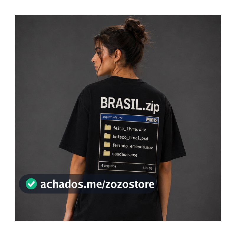 Camiseta  BRASIL.ZIP