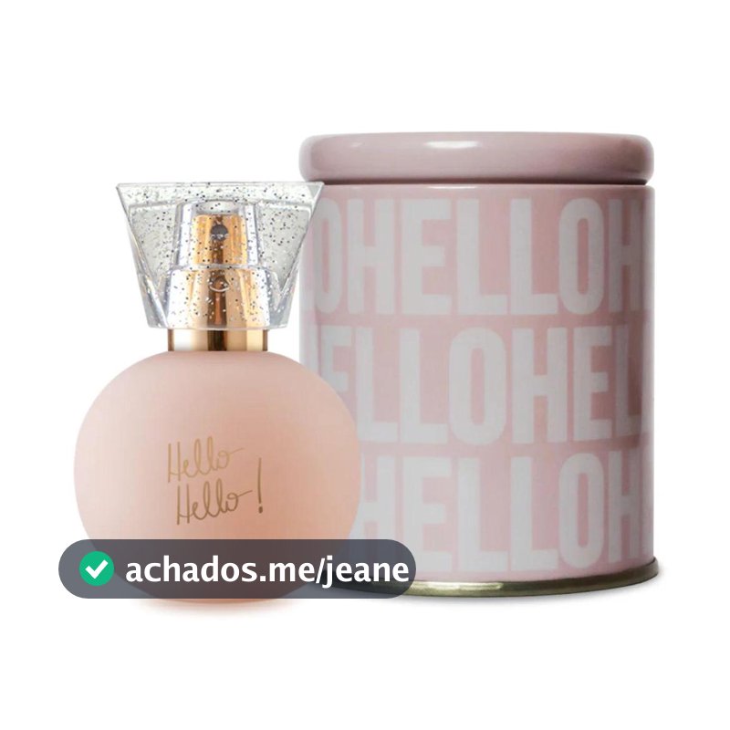 Deo Colônia Hello Hello Nah Cardoso Perfume 50ml Lata Decorativa Ciclo Cosmetico