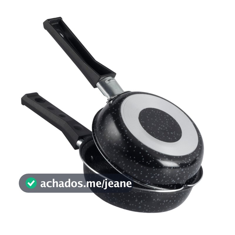 Frigideira Hamburgueira Dupla Antiaderente 14Cm Nacional