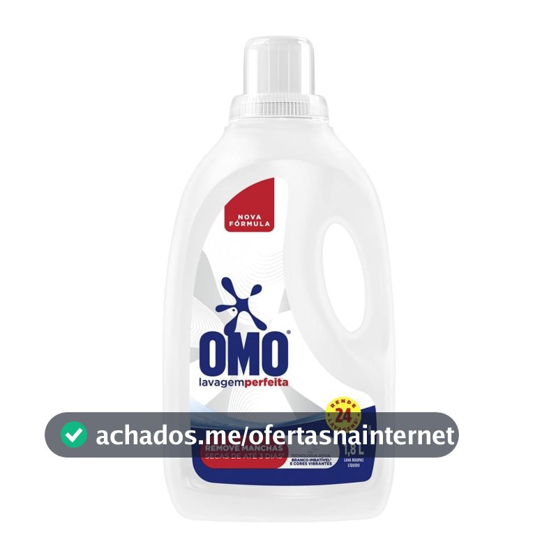 Sabão Líquido OMO Lavagem Perfeita 1,8 Litros