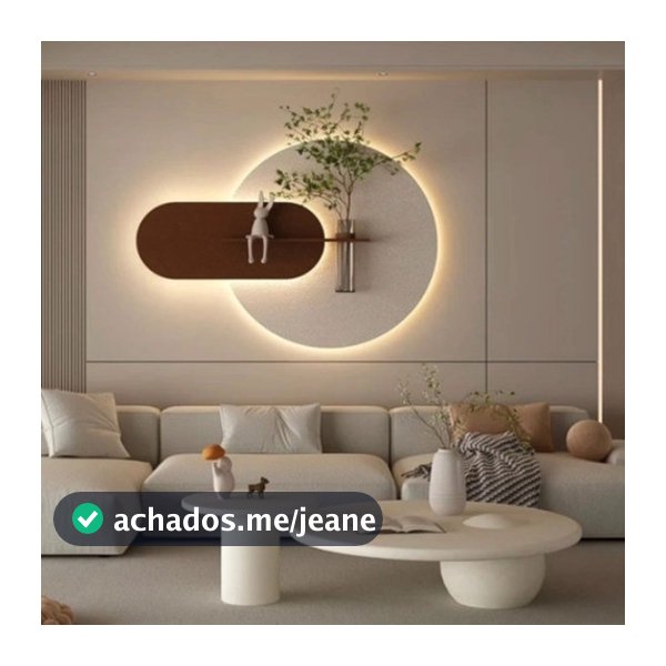Quadro decorativo iluminação Led Lotus Decor Q10 sala quarto