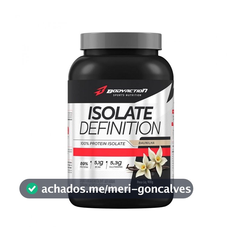 Isolate Definition (900g) - Sabor: Baunilha Body Action