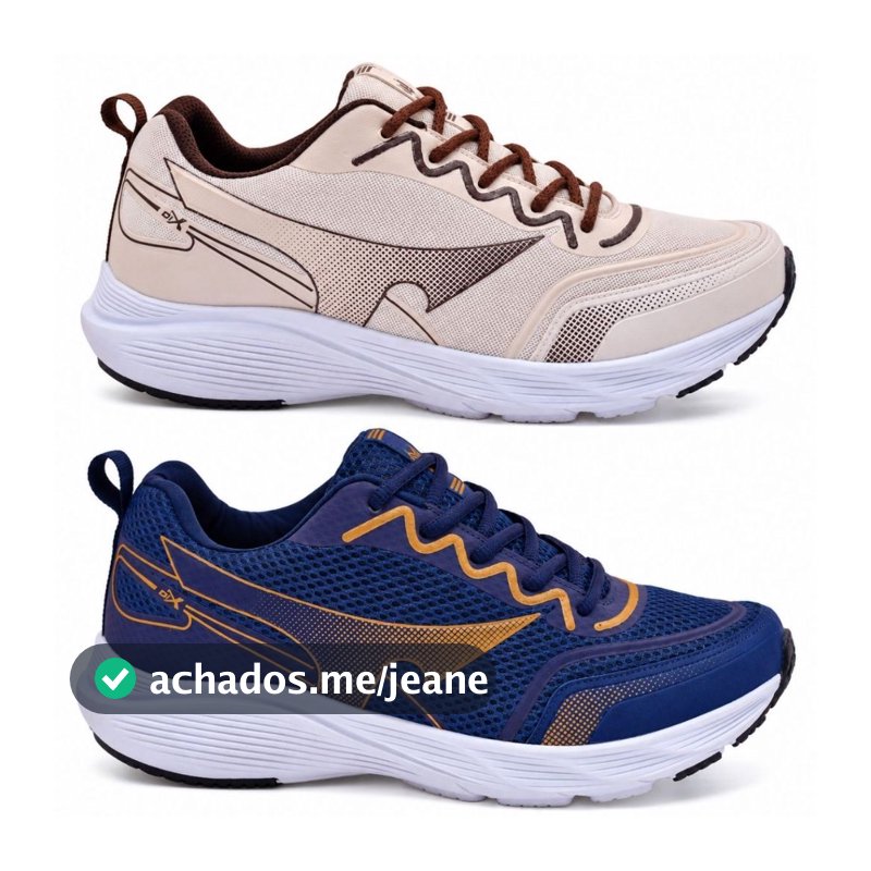 Kit 2 Pares Tênis Masculino Com Amortecimento Confortável Casual Original Para Corrida