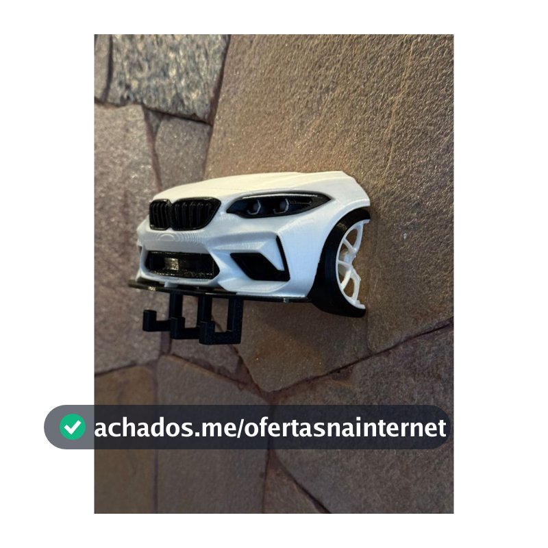 Porta-chaves BMW M2 Carro Decoração Garagem Gamer Geek