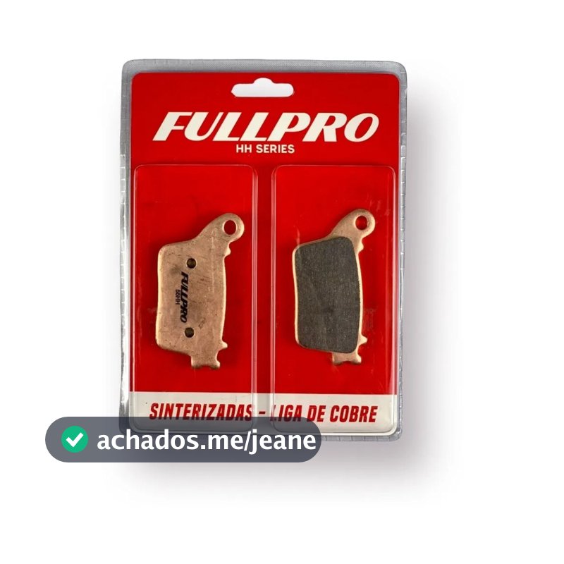 Pastilhas de freio TRASEIRA Sinterizada HONDA HORNET (SEM ABS) (08-14) - Fullpro