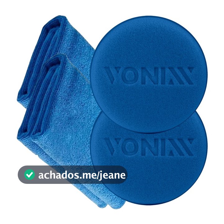 Kit 2 Aplicador Espuma Automotivo + 2 Pano Microfibra