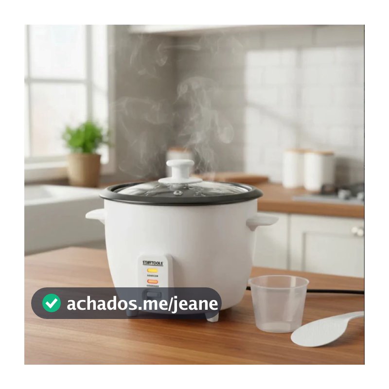 Panela Arroz Elétrica Capacidade 13 Litros Cozinha Prática Automática Branca