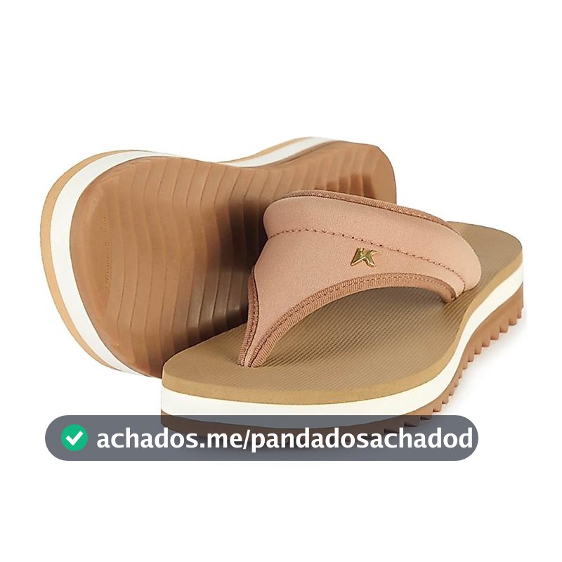 Chinelo Kenner Kyra From Rio Anitta Feminino - Bege