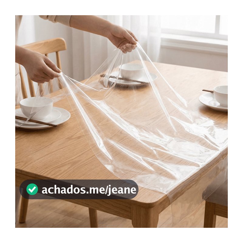 Toalha de Mesa de Plástico Térmica Para 4 6 8 e 10 Lugares Impermeável Quadrada Decoração Cozinha