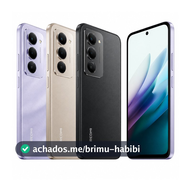 Xiaomi Redmi 15 4G 7000mAh — Tela 6,9" 144Hz, Snapdragon 685 e Até 256GB