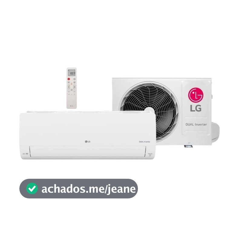 Ar Condicionado LG DUAL Inverter AI Voice 9000 BTUs Frio 220V S3-Q09AA31F