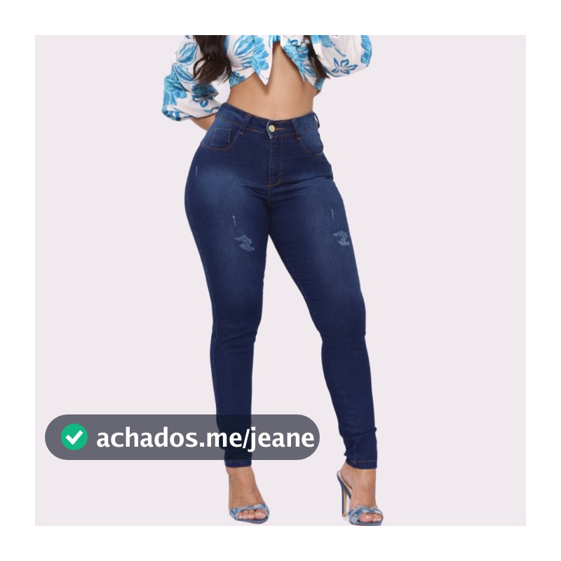 Calça Jeans Feminina Cintura Alta Levanta Bumbum Com Lycra Skinny Stillger Jeans