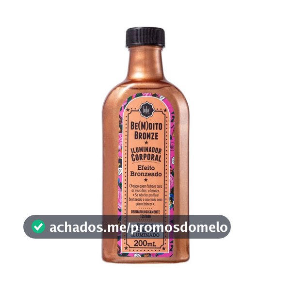Iluminador Corporal Lola Cosmetics Bemdito Bronze 200ml