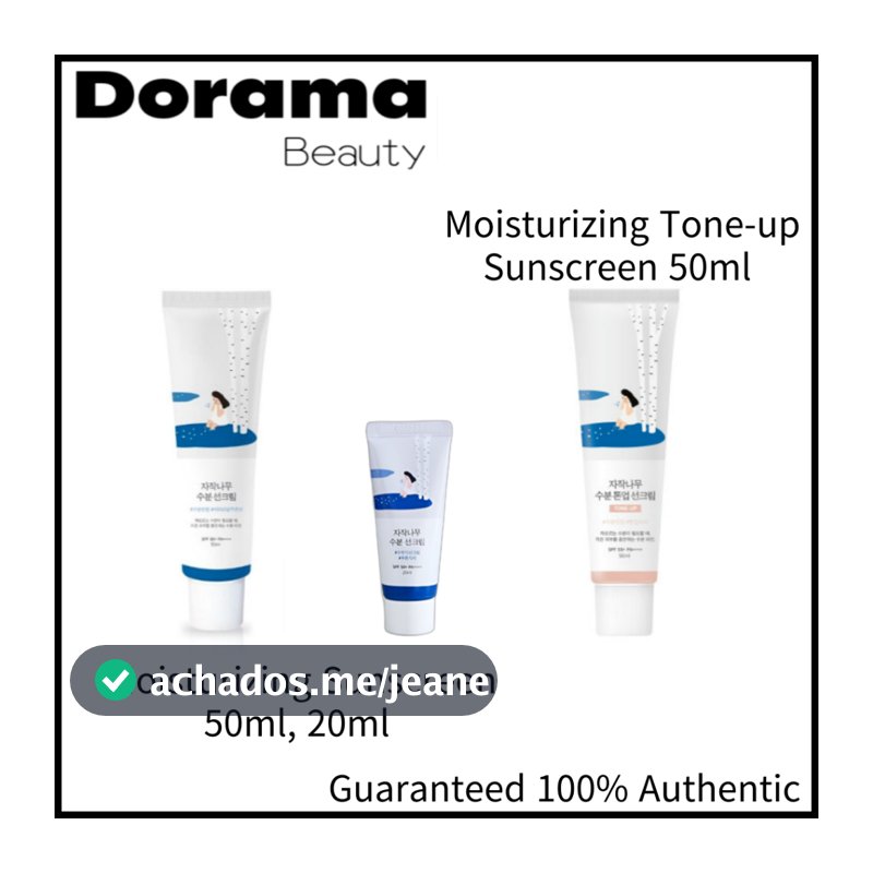 Protetor Solar Hidratante Round Lab Birch Juice 20ml , 50ml E Tonificante (Fps50 + , pa +)