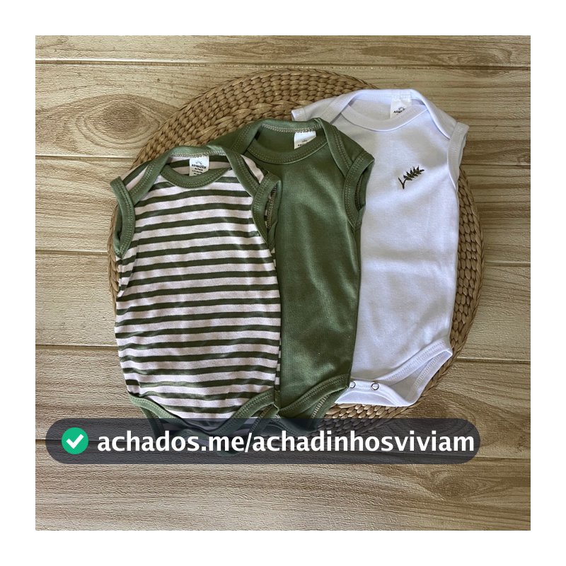 Kit 3 Body Bebê Menino Regata 100% Algodão Bordado Roupa Infantil de verão Enxoval