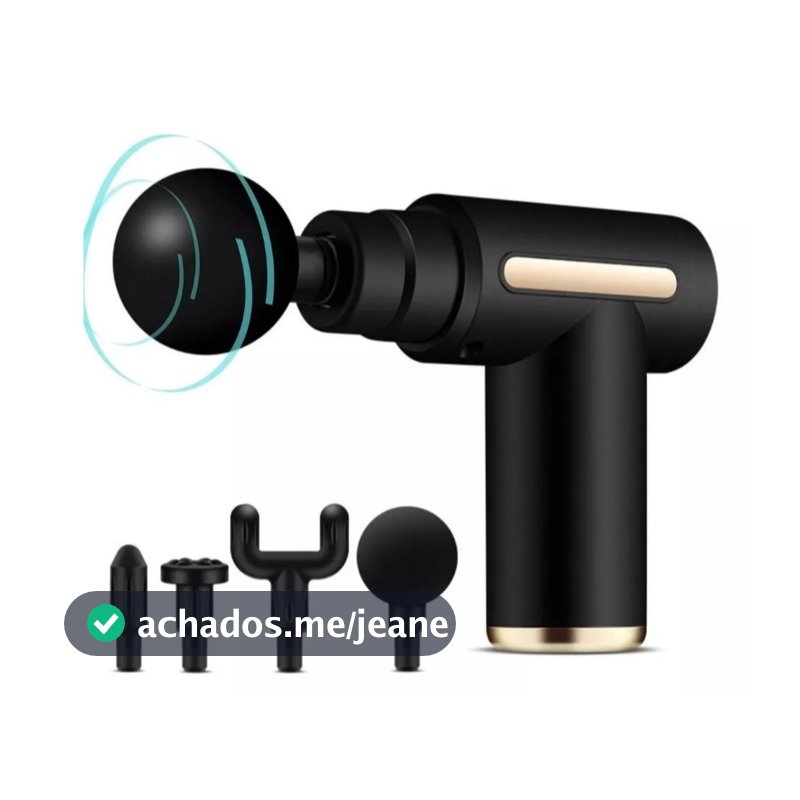 Massageador Elétrico Profissional Muscular Pistola Original Massagem Gun 110V/220V