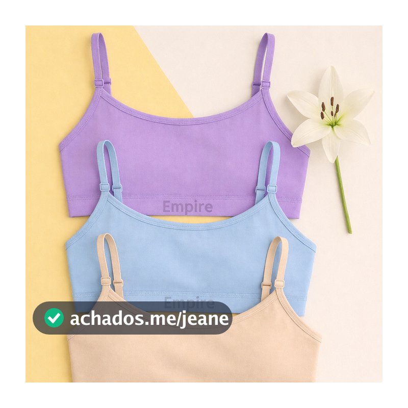Kit 3 Top Feminino Forrado Microfibra Sutiã Top Fitness de Academia