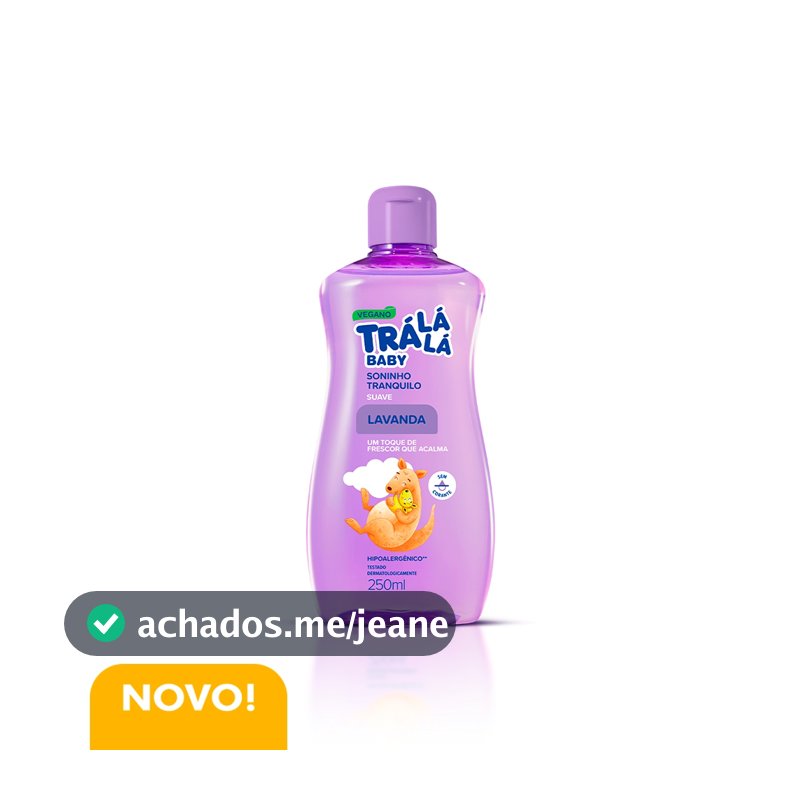 Colônia Lavanda Tra Lá Lá Baby suave (250 ml)