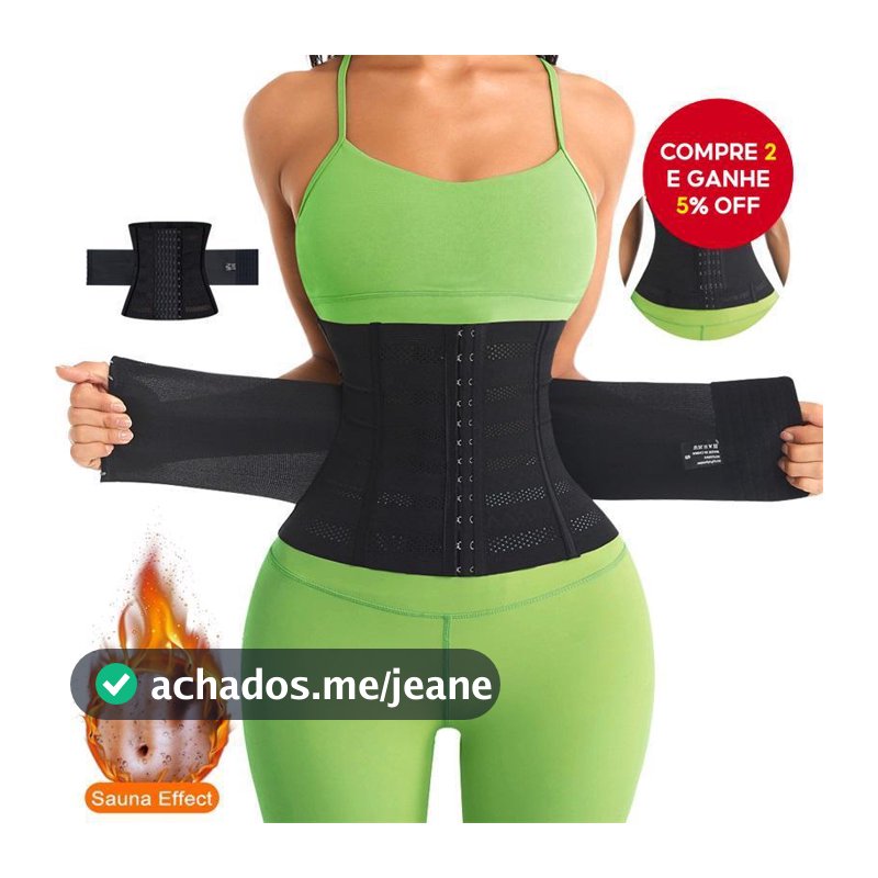 Cintura Modeladora Feminina Corset Cinta Redutora para Malhação Modelador de Corpo Shapewear